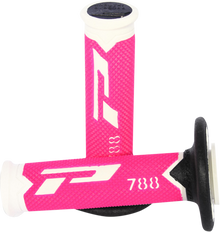PRO GRIP Cross Triple Density 788 Grips - White/Pink/Black PA078800WFXN