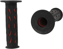 PRO GRIP 724 Dual Density Sportbike Grips - Open Ends - Black/Red PA0724OERO02