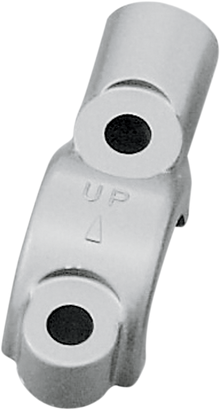 SHINDY Master Cylinder Replacement Half Bar Clamp - Silver 17-65C