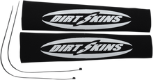 SCHAMPA & DIRT SKINS Fork Covers - 2 mm Neoprene - Black/White - 12.25" Standard DSFRKSEAL15-1