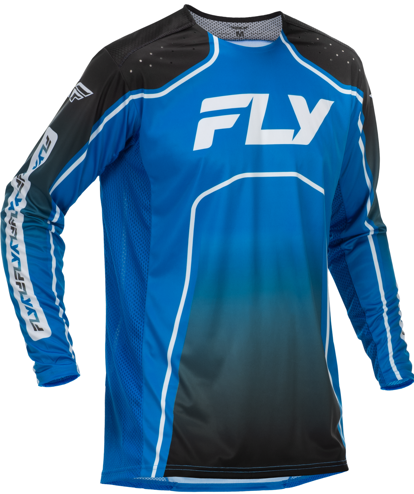 Rayce Bicycle Jersey Blue/Black/White Xl