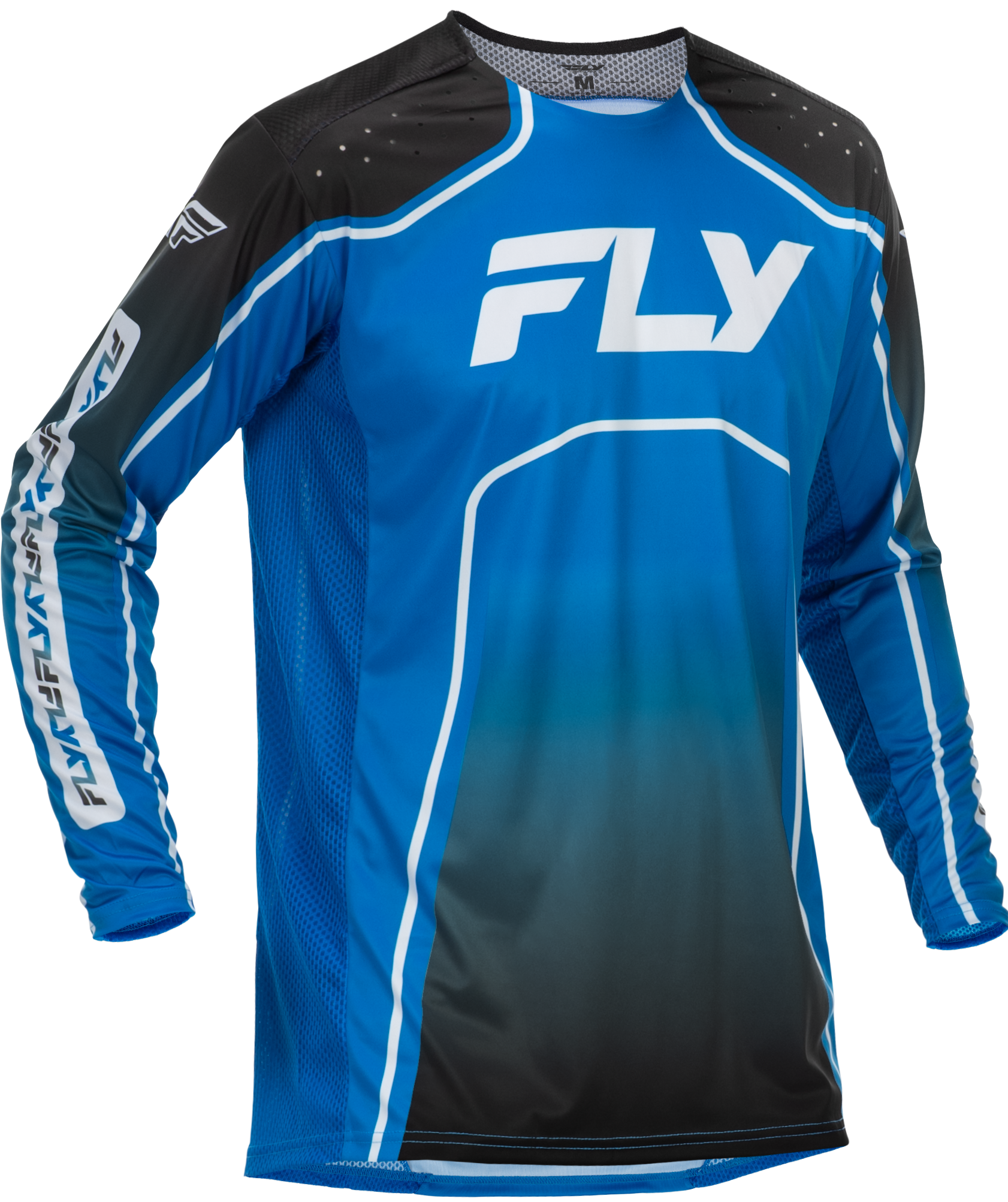 Rayce Bicycle Jersey Blue/Black/White Lg