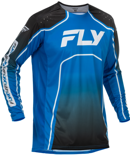 Youth Rayce Bicycle Jersey Blue/Black/White Yl