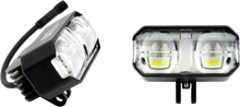 Aux Driving Lights Kit 1.25" Bar Mnt. White/Amber Pr