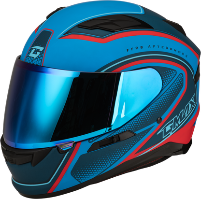 Ff 98 Aftershock Helmet Matte Blue/Red Xs