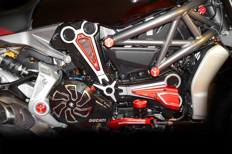 DBK Special Parts (Ducabike) Billet Horizontal Belt Cover Air intake for the Ducati XDiavel
