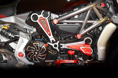 DBK Special Parts (Ducabike) Billet Horizontal Belt Cover Air intake for the Ducati XDiavel