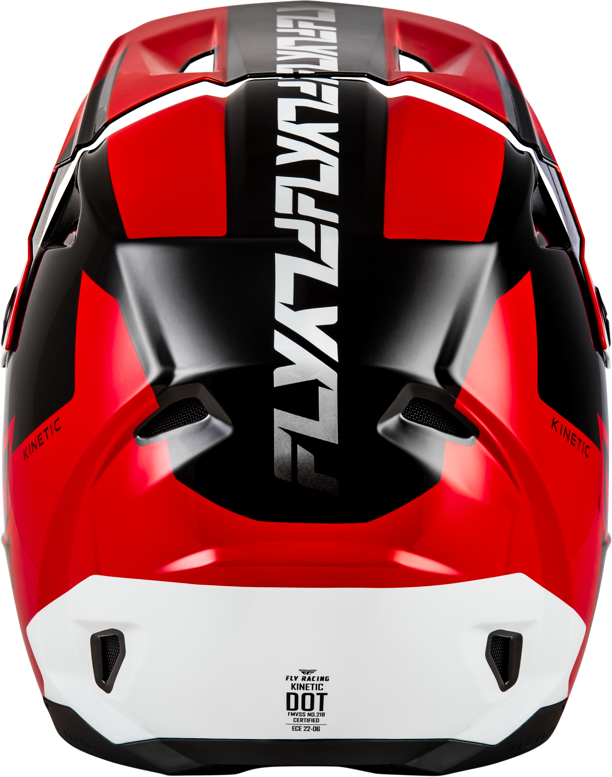 Kinetic Crest Helmet Red/Black/White 2x