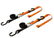 Tie Down Cam S Hook Soft Tye 1"X6' Black/Ktmorange Pair