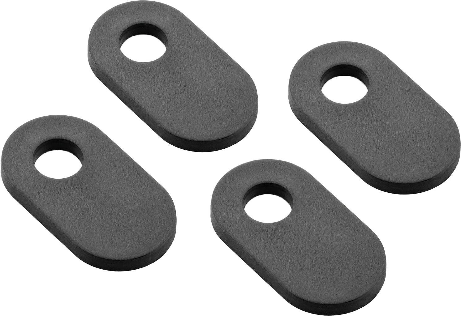 Turn Signal Mounting Kit 4 Pcs Black