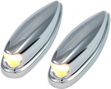 Turn Signal Bullet Chrome `98 13 Fltr