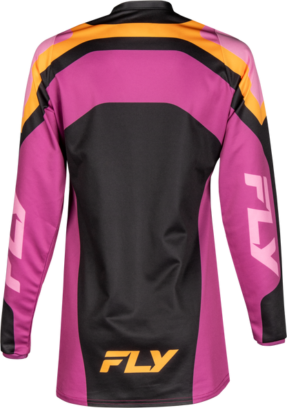 Women's F 16 Jersey Black/Mauve/Yellow Xl