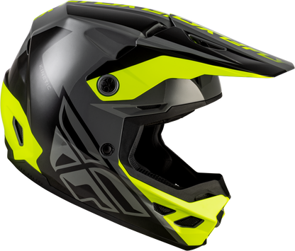 Kinetic Crest Helmet Grey/Black/Hi Vis Xs