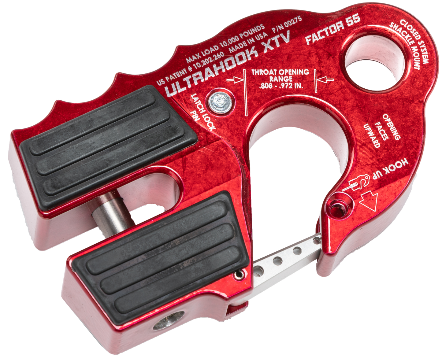 Ultrahook Xtv Winch Shackle Mount Red