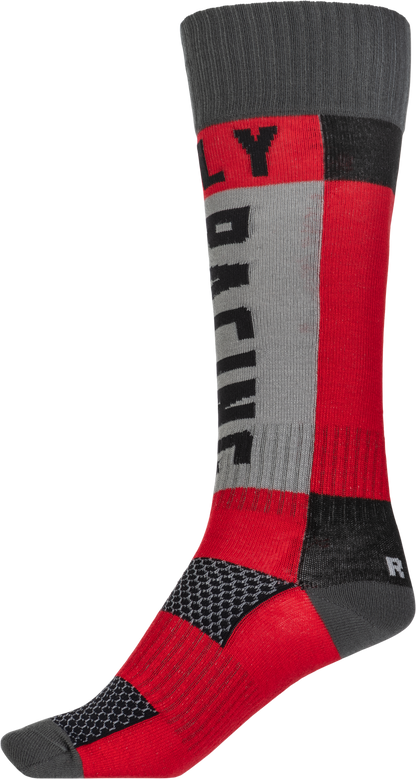 Mx Socks Thick Red/Grey Sm/Md