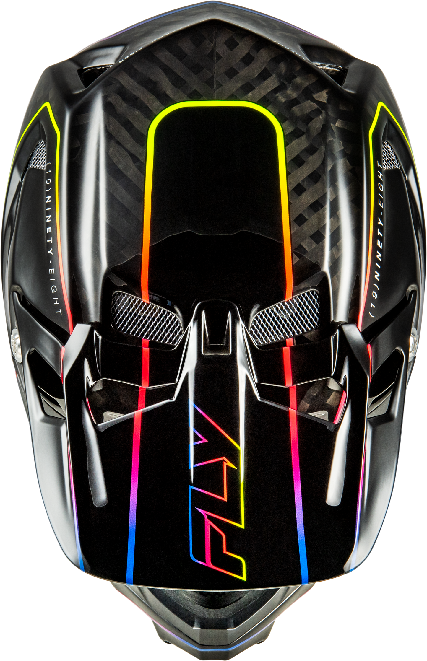 Werx R Flow Carbon Helmet Black Carbon/Black/Multi Lg