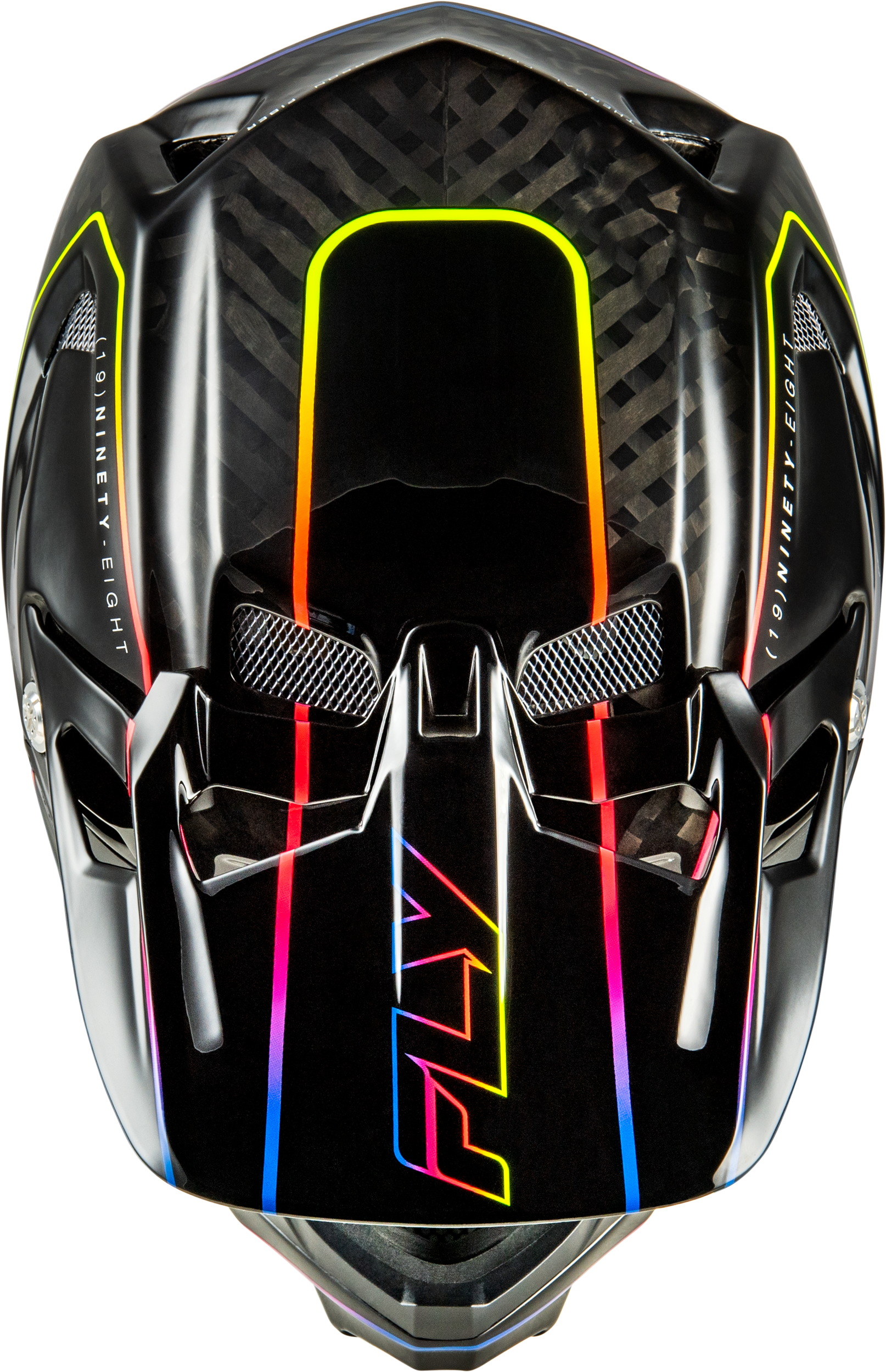 Werx R Flow Carbon Helmet Black Carbon/Black/Multi Sm