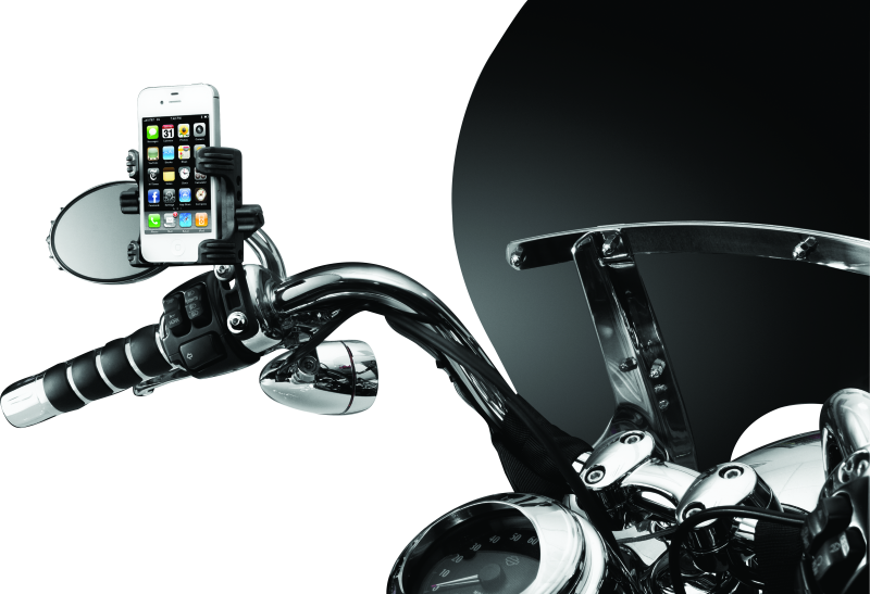 Kuryakyn Tech Connect Perch Mount Black Standard