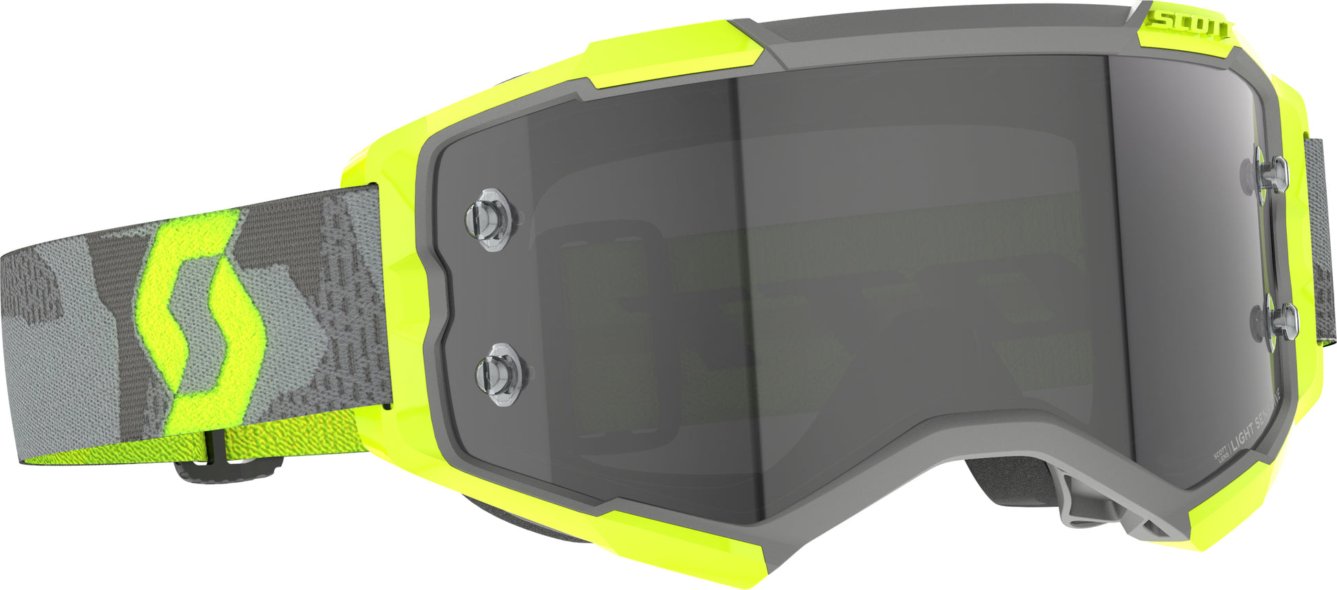 Fury Ls Goggle Lt Grey/Neon Ylw Grey Works