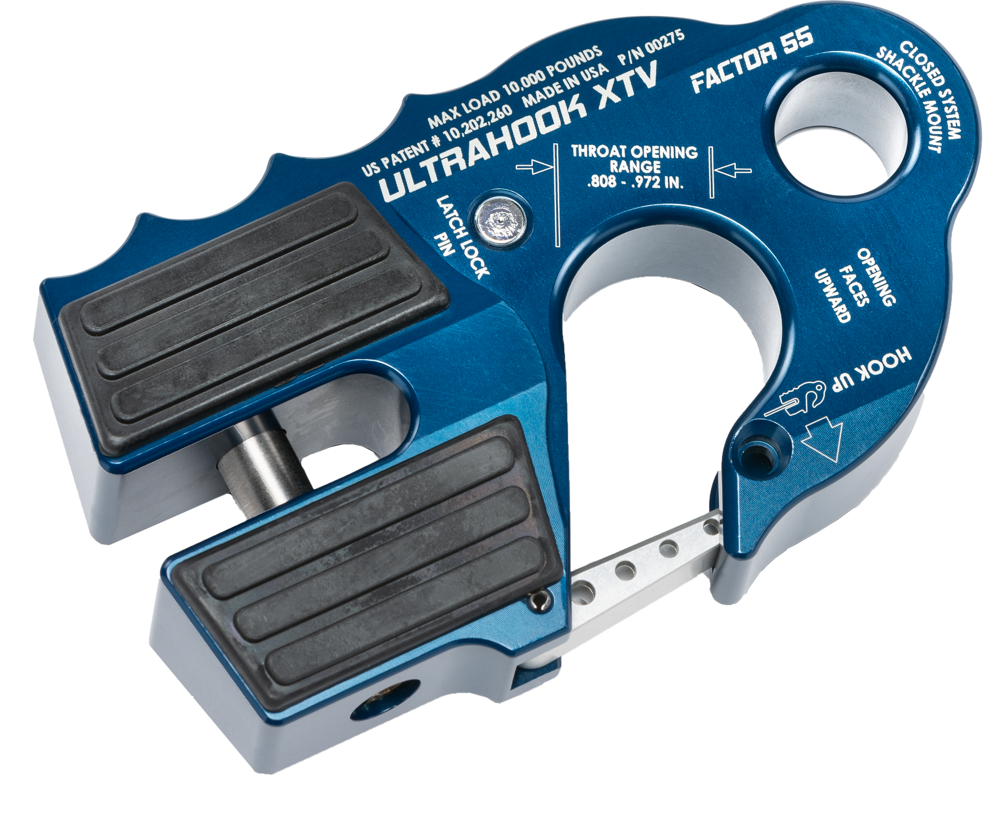 Ultrahook Xtv Winch Shackle Mount Blue