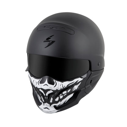 Covert Face Mask Skull Black/White