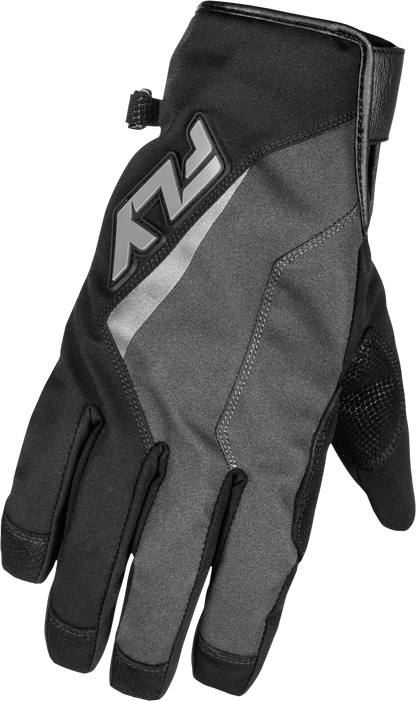 Title Long Gloves Grey/Black 2x