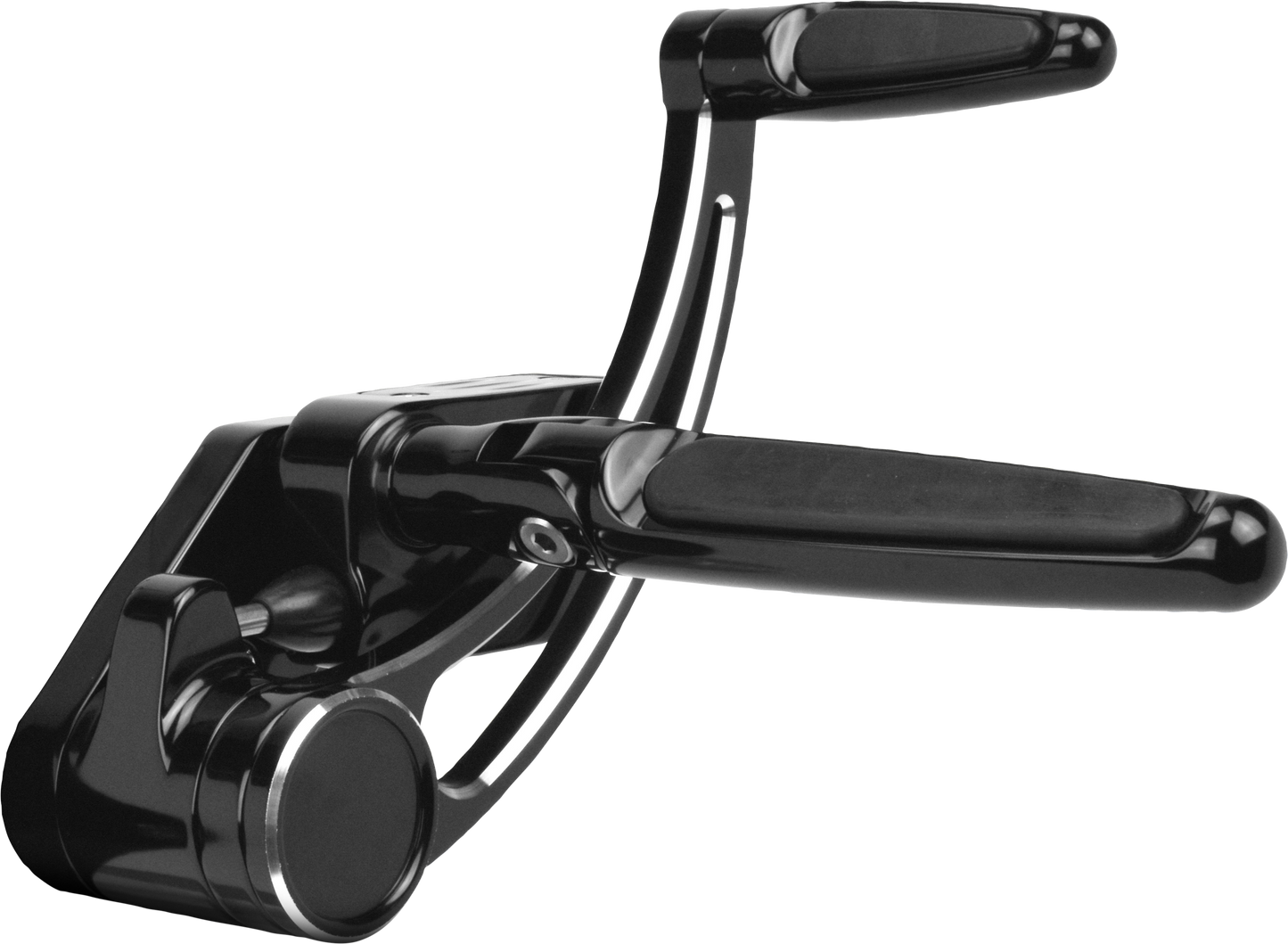 Forward Cntrls Black Slotted Softail 18 Up