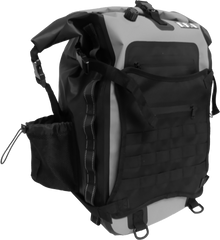 Rugged Motorcycle Tail Bag / Backpack 30l Black/Grey