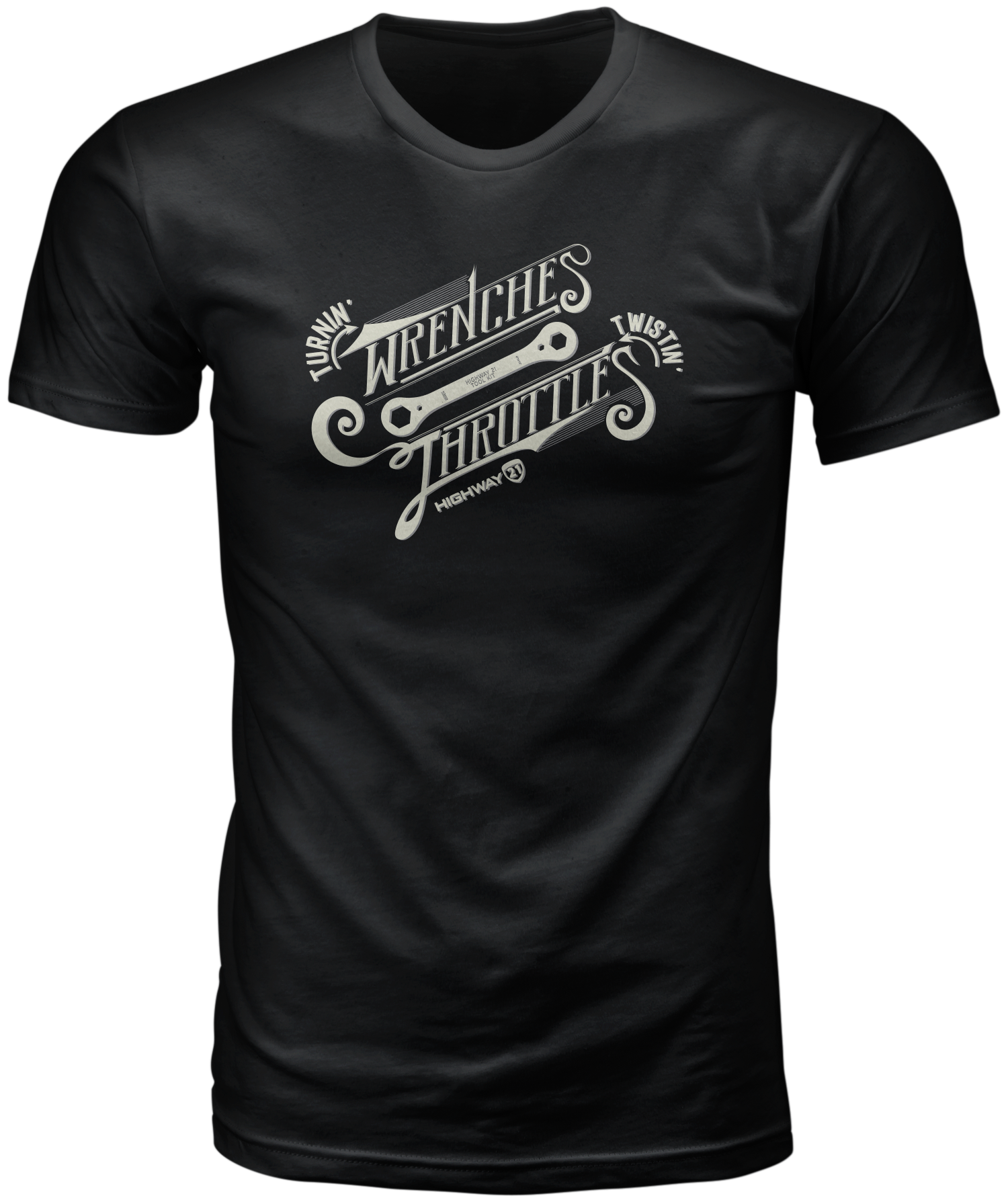 Throttle Tee Black 2x