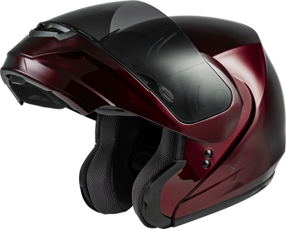 Md 04 Modular Helmet Wine Red Xs