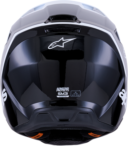 Sm3 Radium Helmet Blk/Wht/Gry Glossy Sm