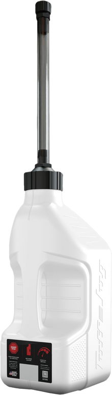 Utility Container White W/ Autostop Spout 2.5 Gal