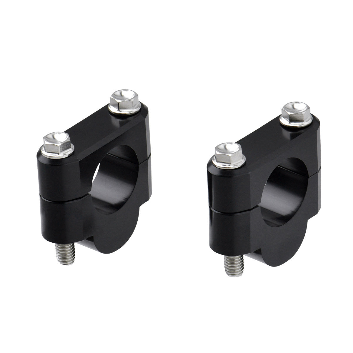 1 1/8" Handlebar Risers 19mm Black
