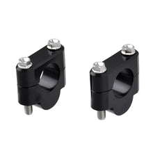 1 1/8" Handlebar Risers 19mm Black