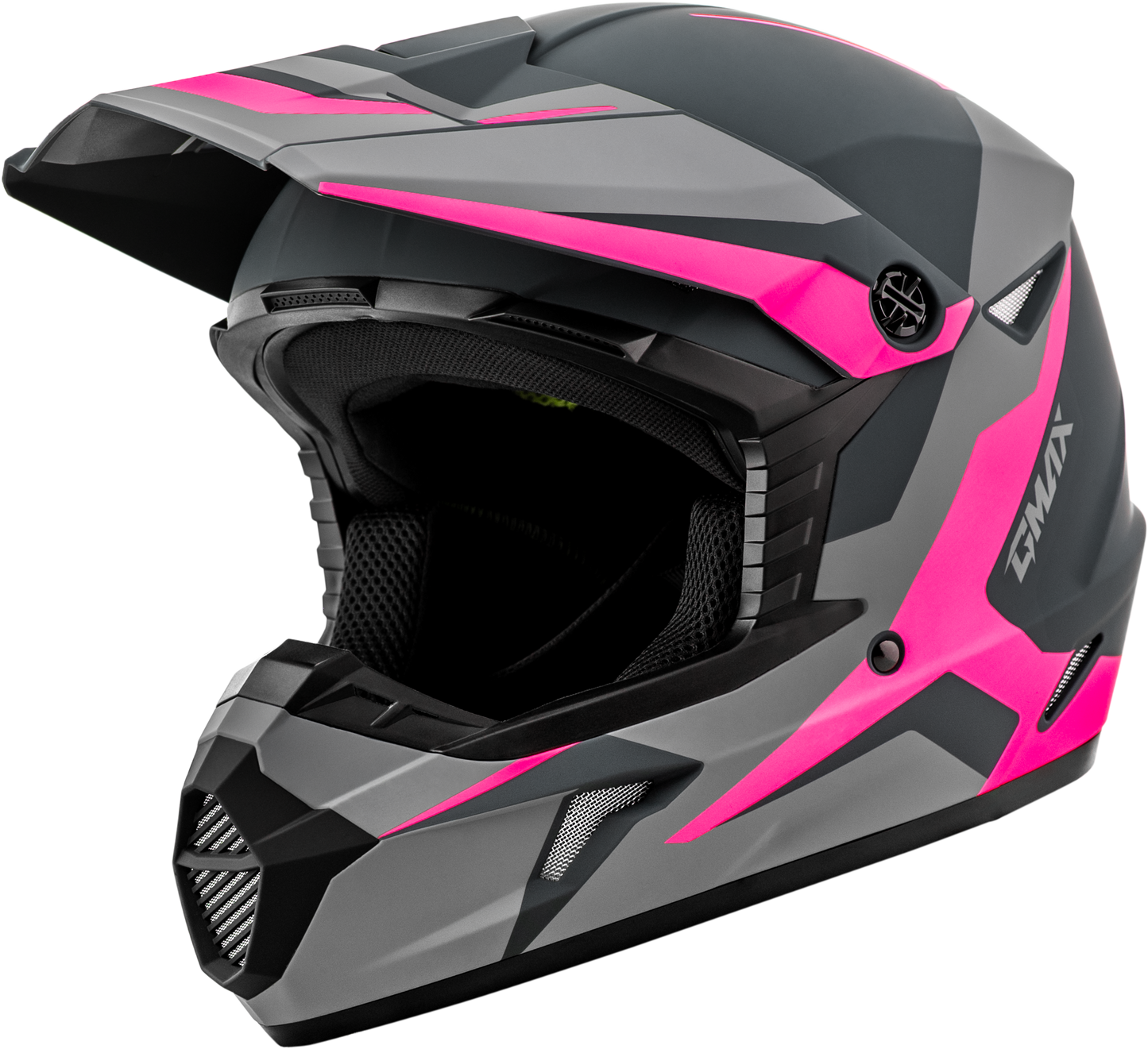 Mx 46 Cyclus Hemet Matte Grey/Pink Xl