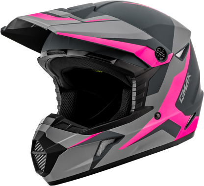 Mx 46 Cyclus Hemet Matte Grey/Pink Xl