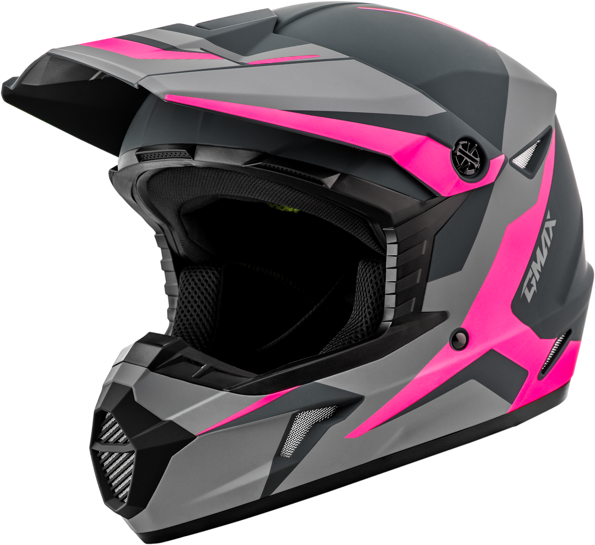 Mx 46 Cyclus Hemet Matte Grey/Pink Lg