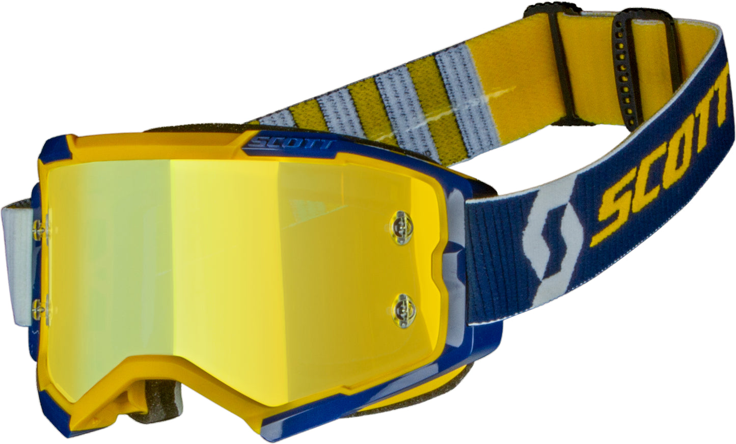 Fury Goggle Yellow/Blue Yellow Chrome Works