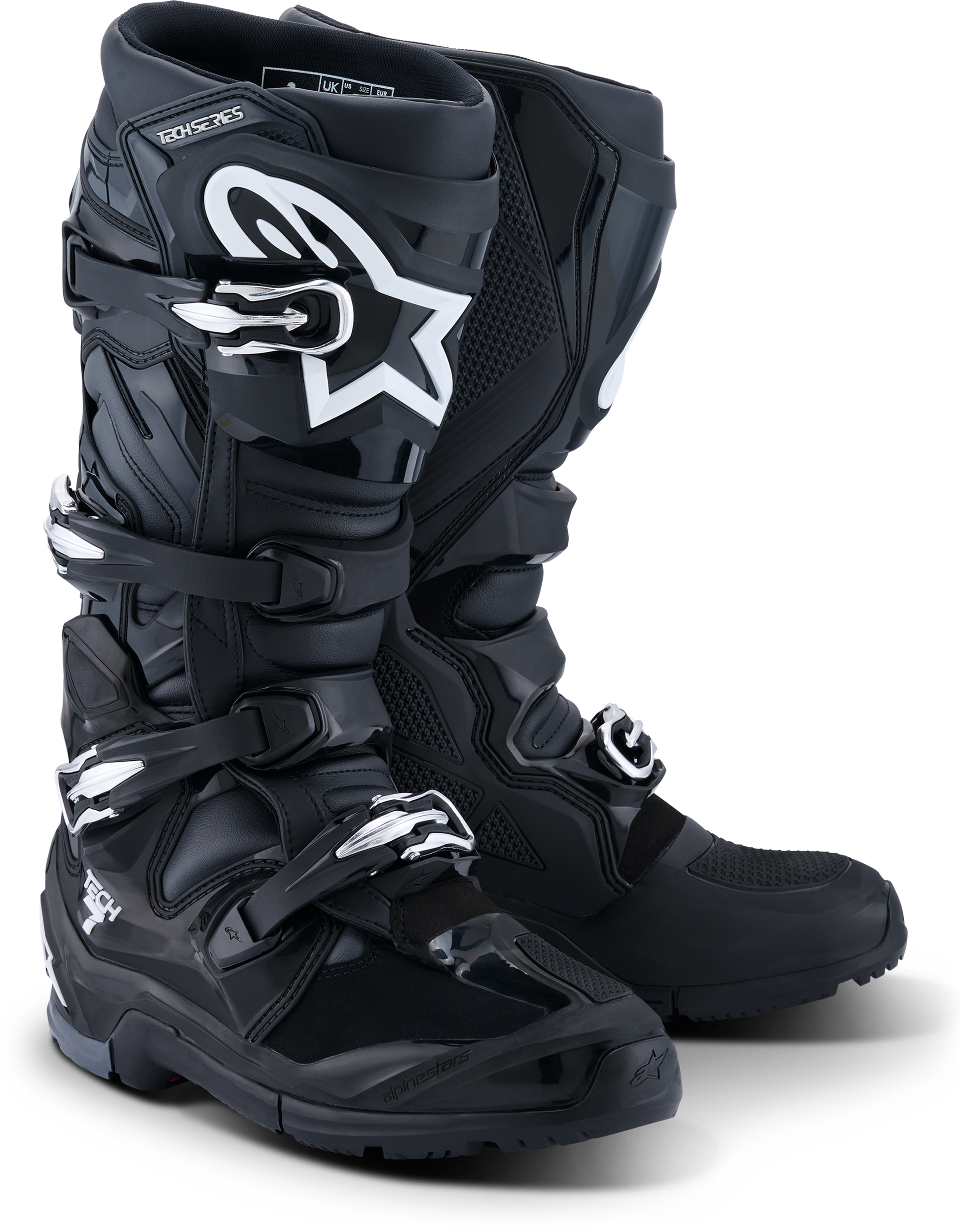 Tech 7 Enduro Black/Anthracite/White 12