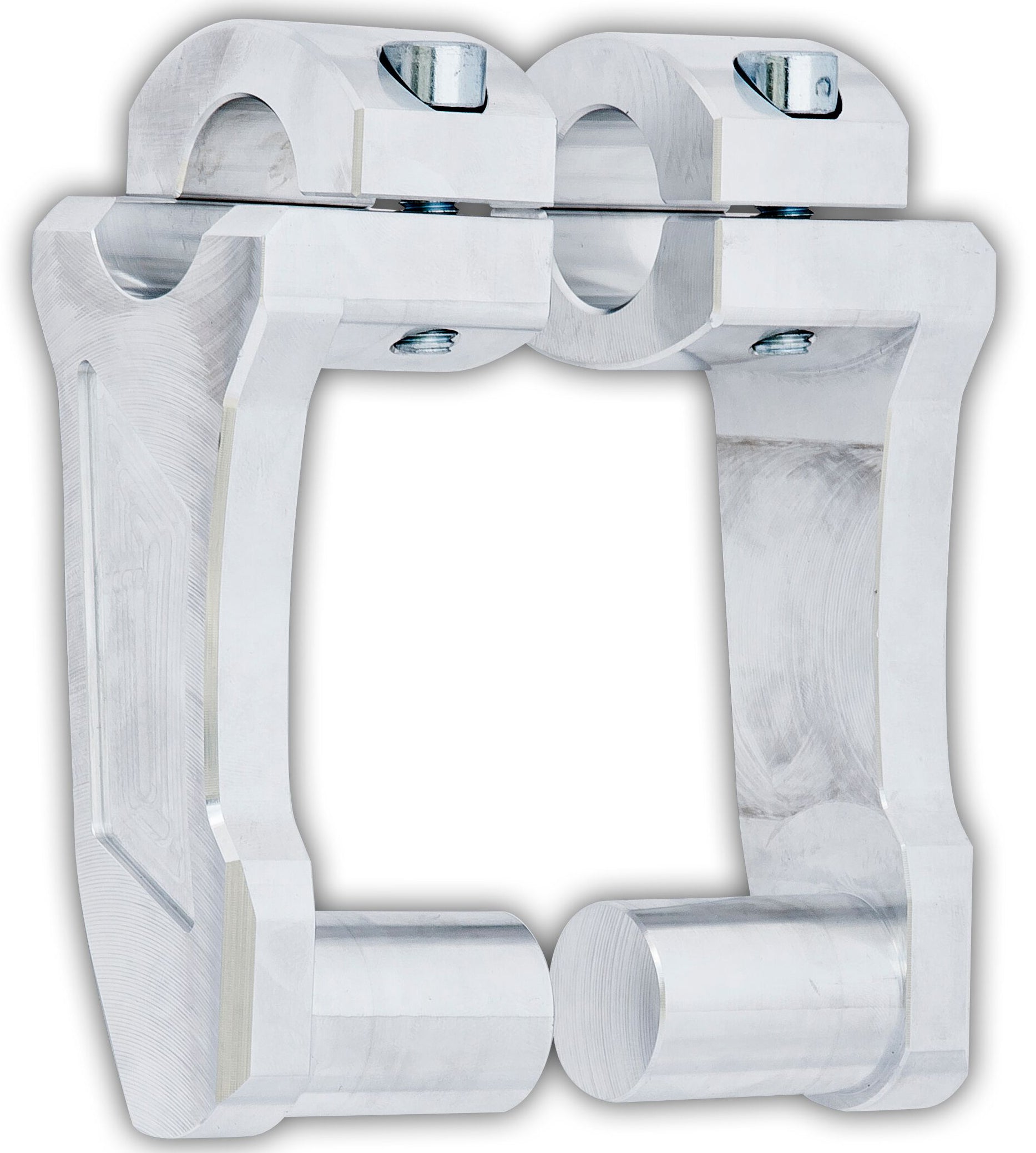 Pivoting Handlebar Riser Chrome 4" Rise
