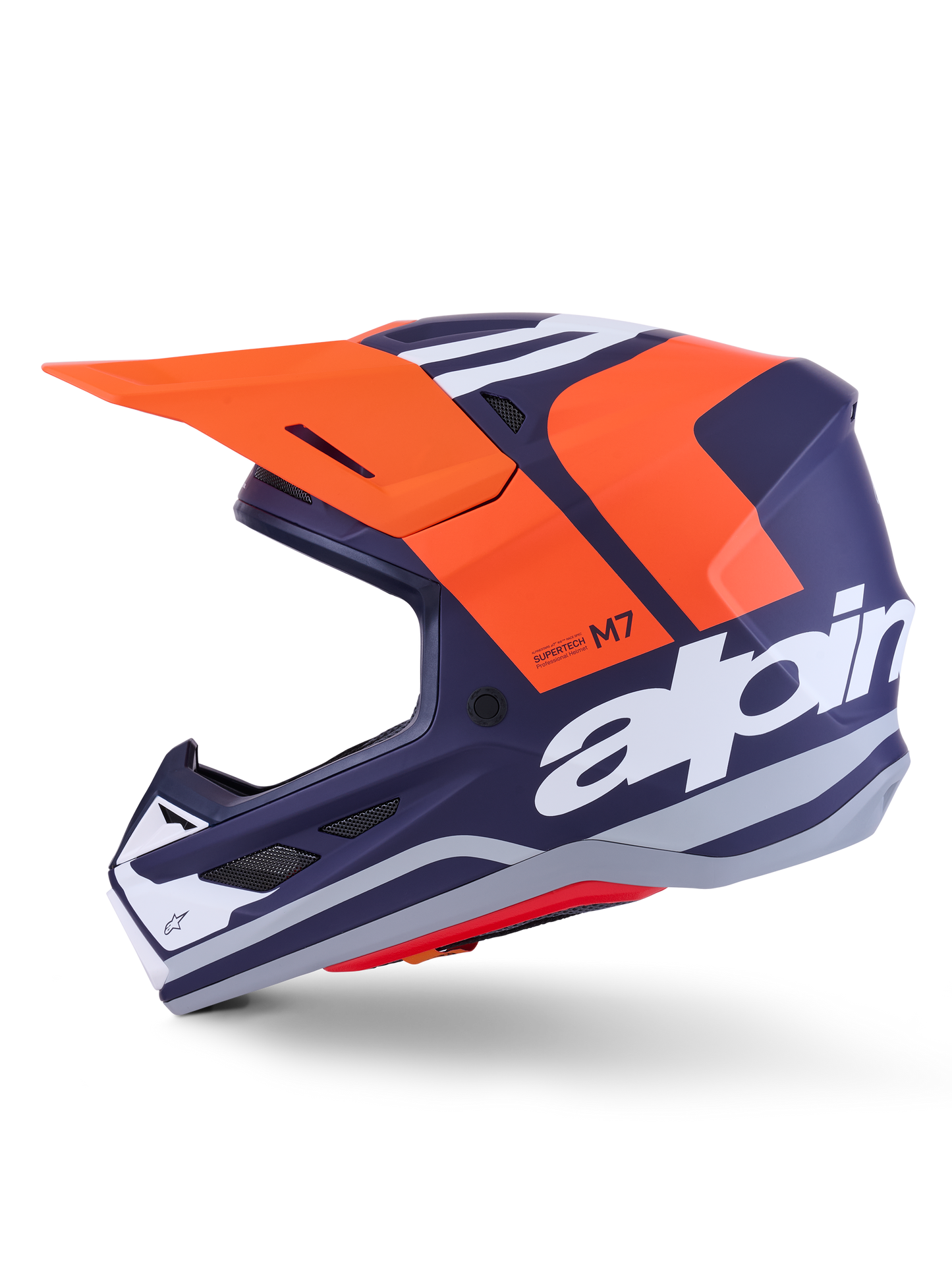 Sm7 Core Helmet Orng/Blue Matt Xl