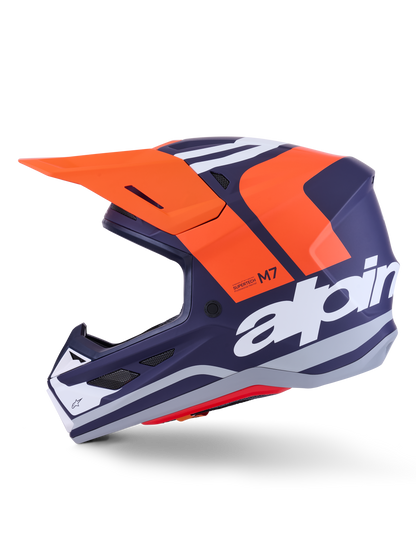Sm7 Core Helmet Orng/Blue Matt 2x