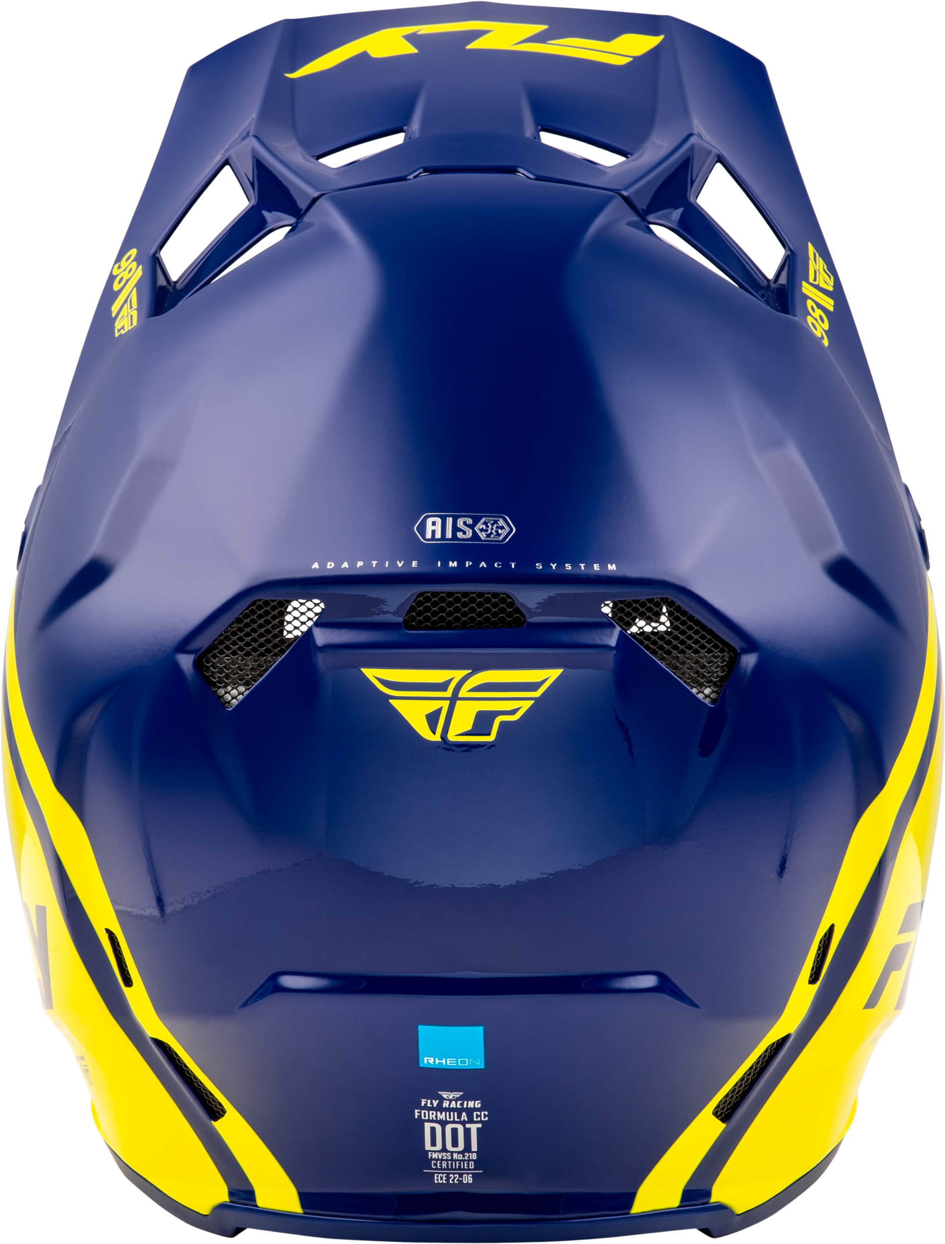 Formula Cc Objective Helmet Navy/Yellow Lg