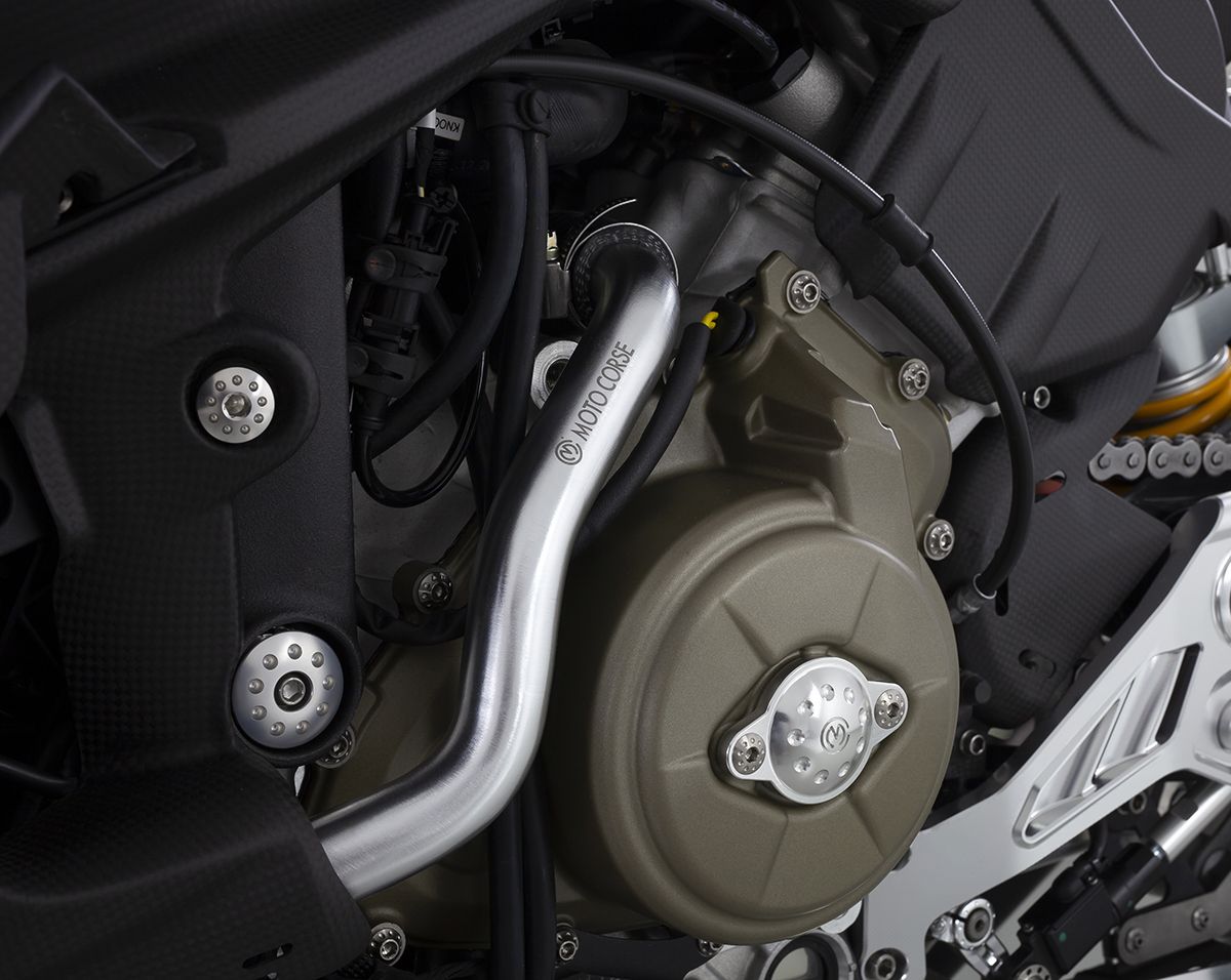 Motocorse Aluminum Radiator / Pump Connecting Pipe Kit for Ducati Panigale / Streetfighter V4 (all)