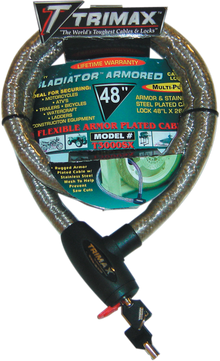 TRIMAX Braided Cable Lock - 48" TG3048SX