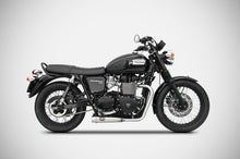 ZARD 2>2 Full SHORT CONICAL Exhaust for Triumph Bonneville