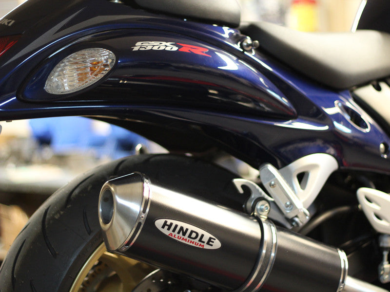 Hindle Suzuki Hayabusa (08+) with Evolution Titanium Muffler w/ Black Ceramic Tip