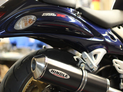 Hindle Suzuki Hayabusa (08+) with Evolution Titanium Muffler w/ Black Ceramic Tip