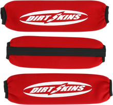 SCHAMPA & DIRT SKINS Shock Covers - Front/Rear - Red DS01-3
