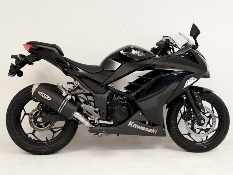 Hindle Kawasaki Ninja 300 (13+)  with Evolution Polished SS Muffler